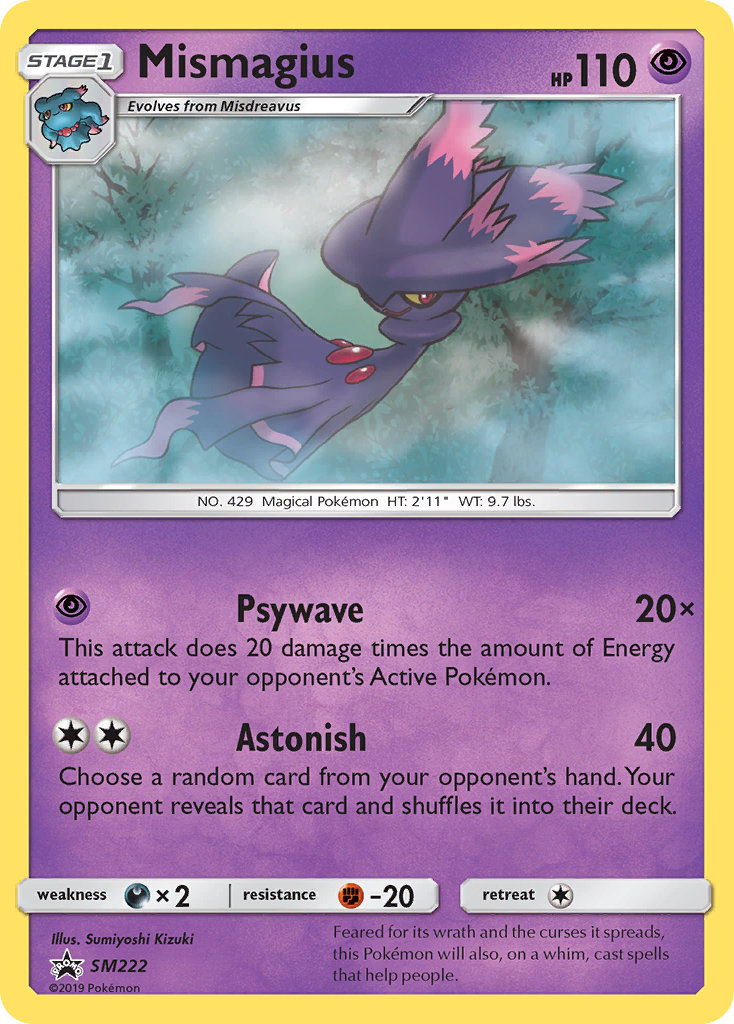 Sun & Moon Promo Mismagius #222